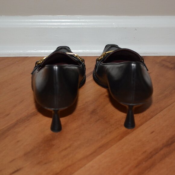 Tory Burch Perfect black leather Perrine Pointed Toe Pump/Heels, sz 9M - Picture 8 of 14